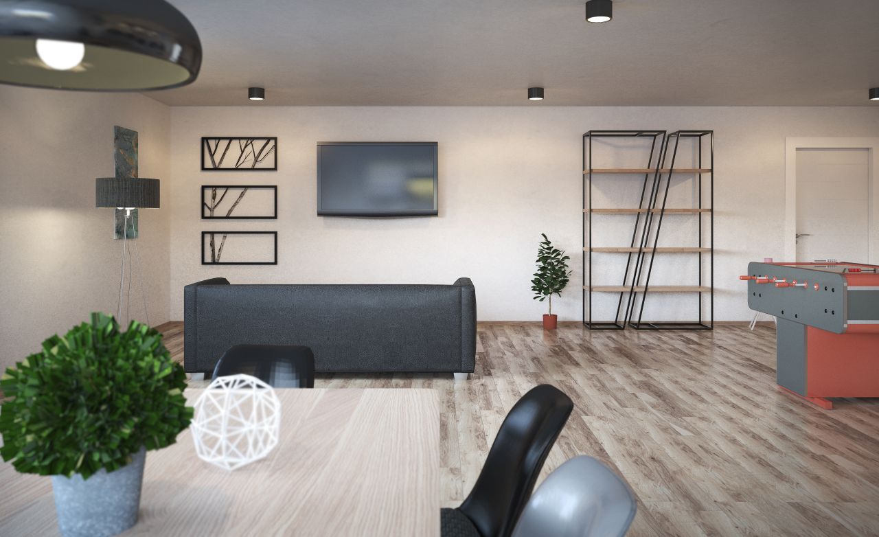 Voll möbliertes 1-Zimmer Apartment mit Balkon & Stellplatz