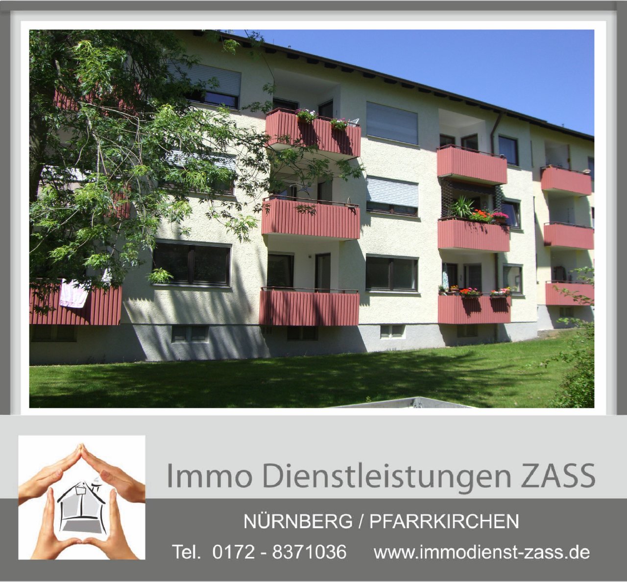 Wunderbare 2 Zimmer-Wohnung mit Balkon und Garage