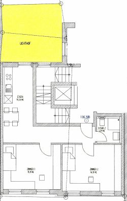 Grundriss - 1. OG. Süd