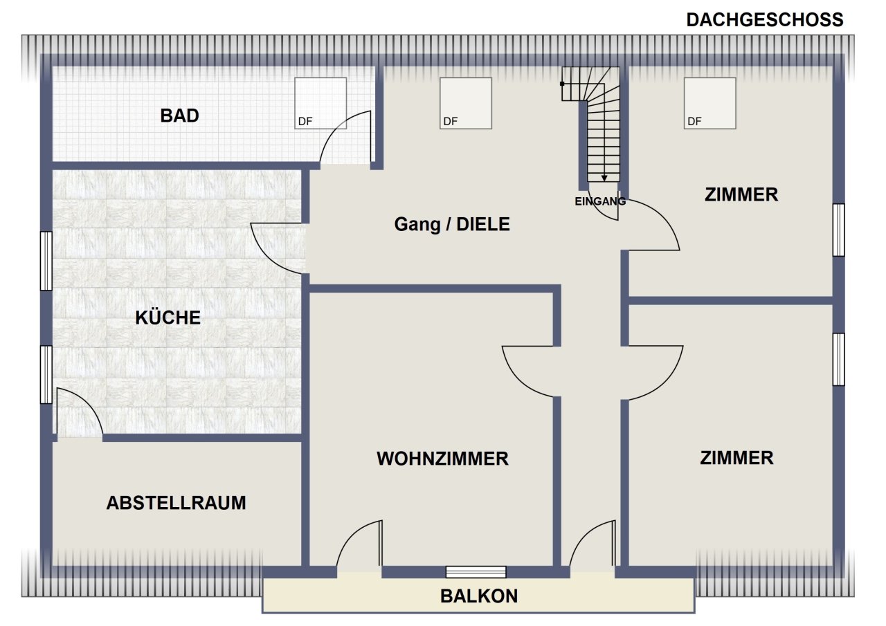 Grundriss - Dachgeschoss