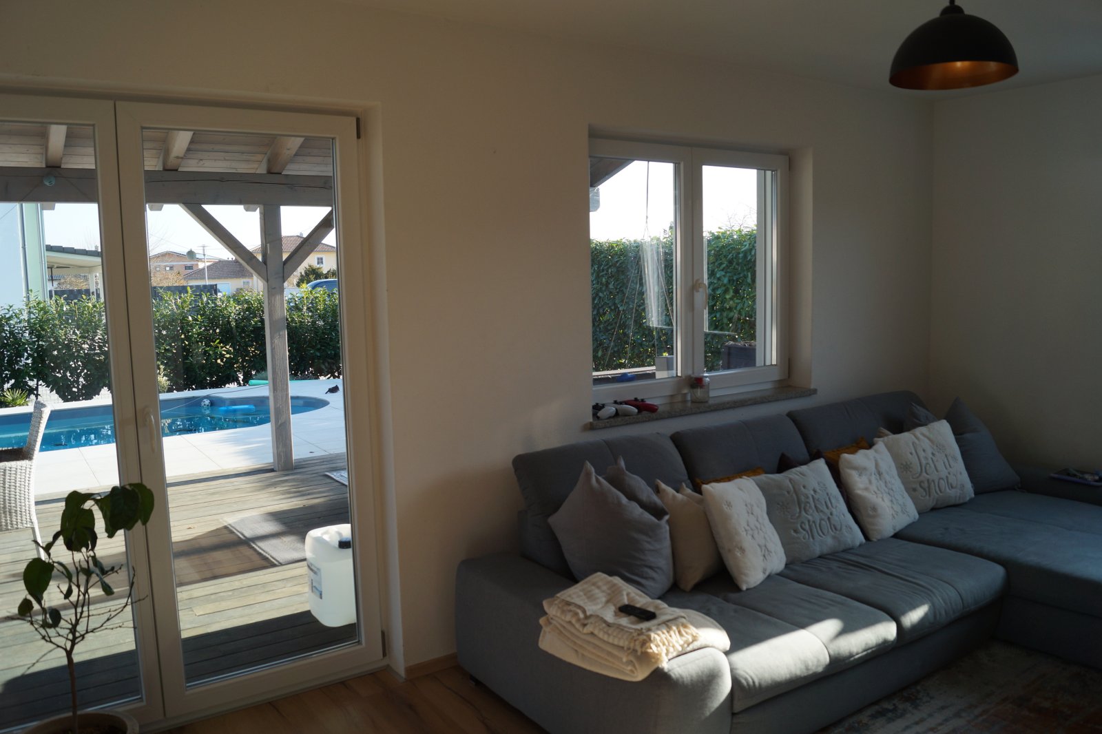 Wohnzimmer - Blickrichtung Terrasse