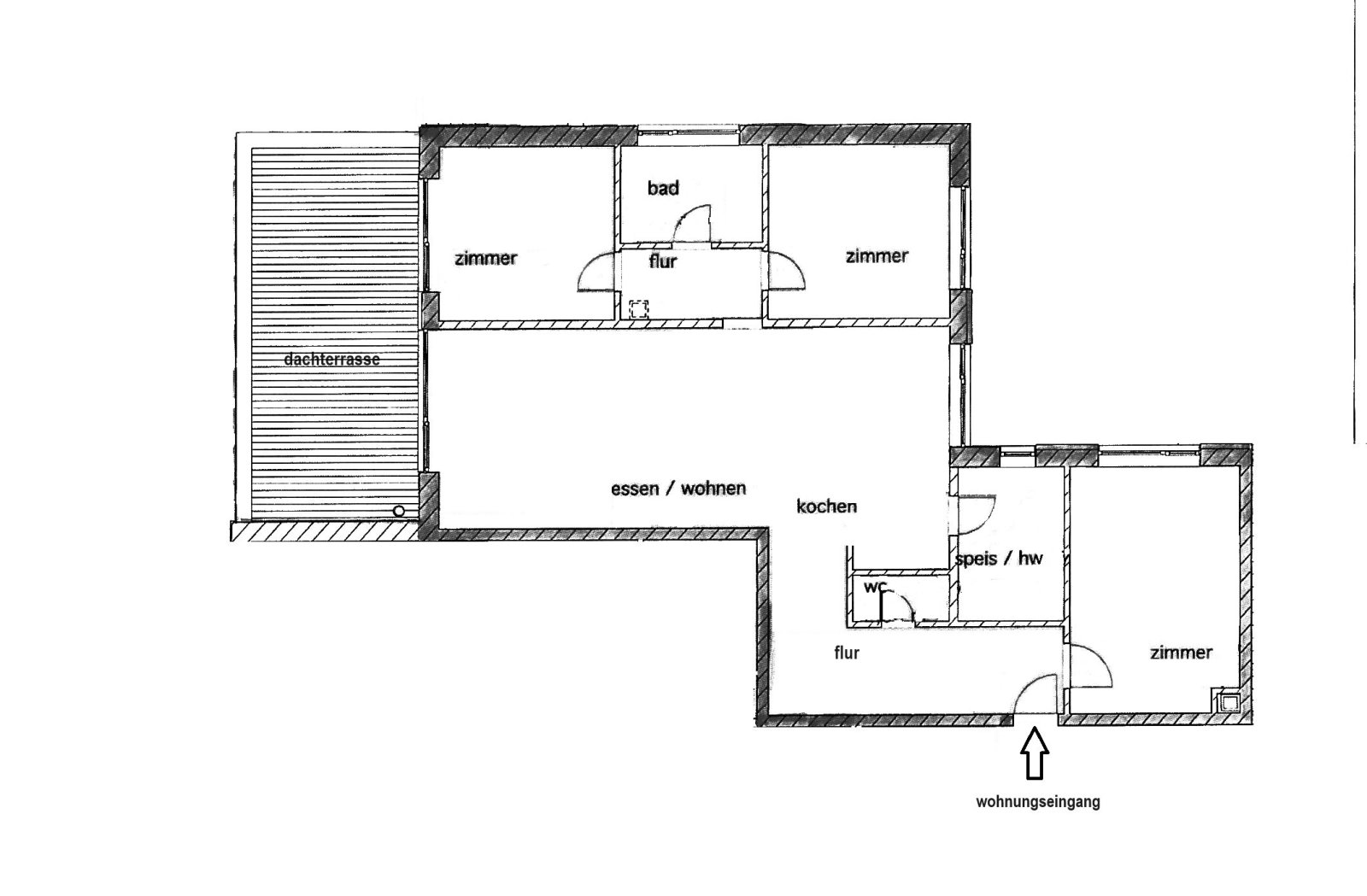 Grundriss - Wohnung