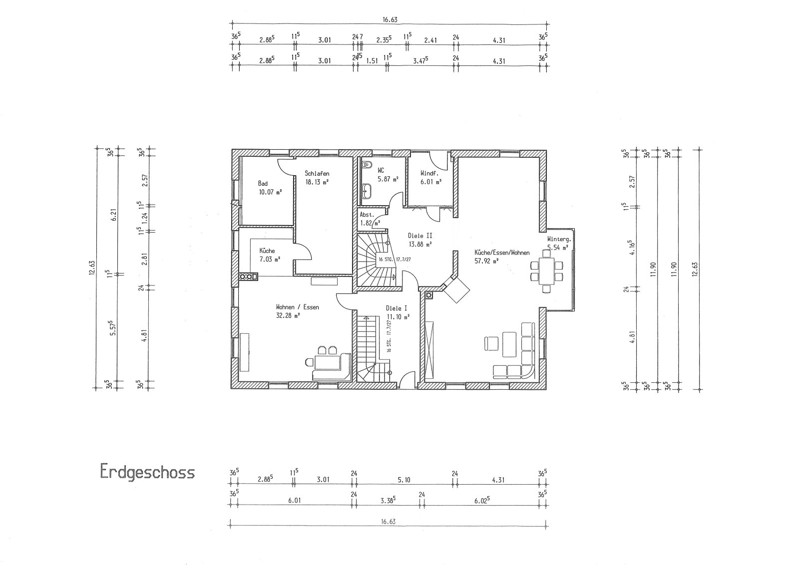 Haupthaus - Erdgeschoss Haupthaus - Erdgeschoss