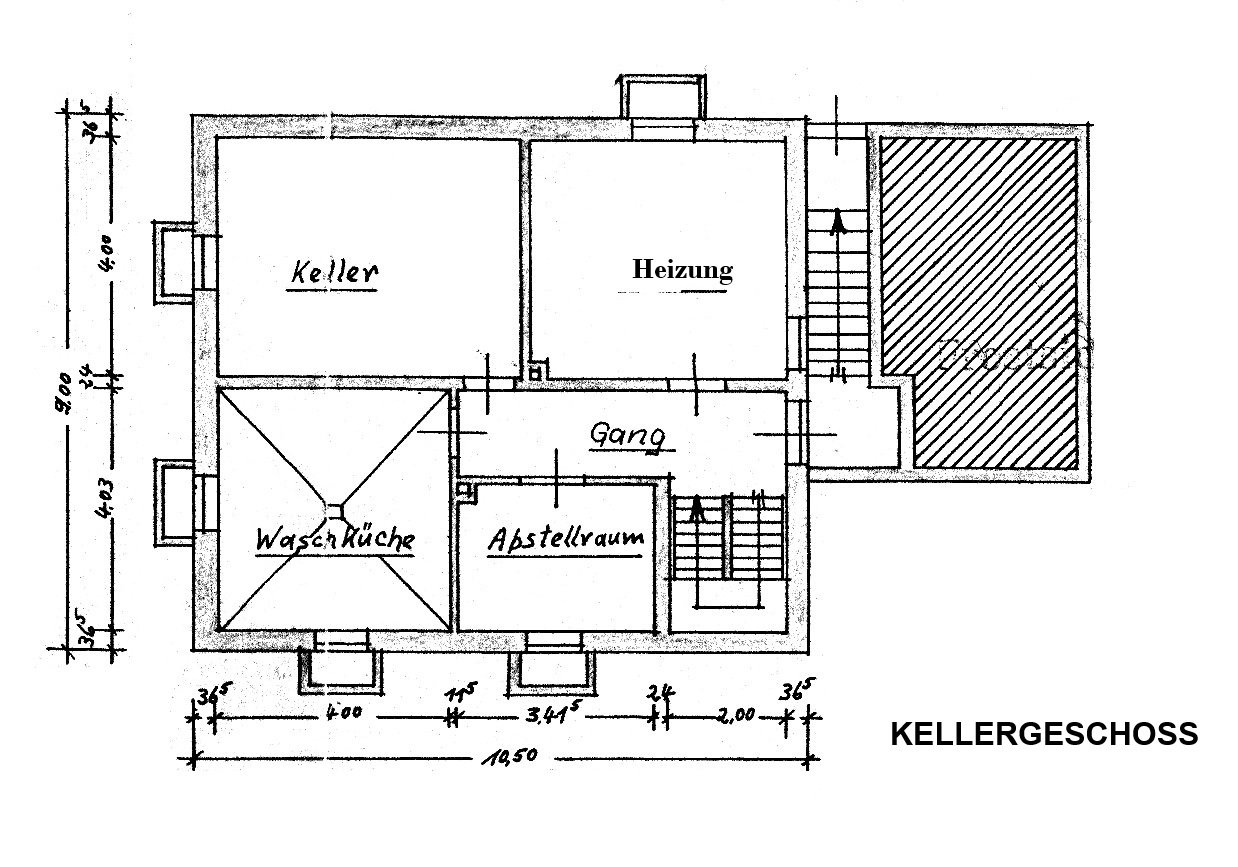 Grundriss - Kellergeschoss Grundriss - Kellergeschoss