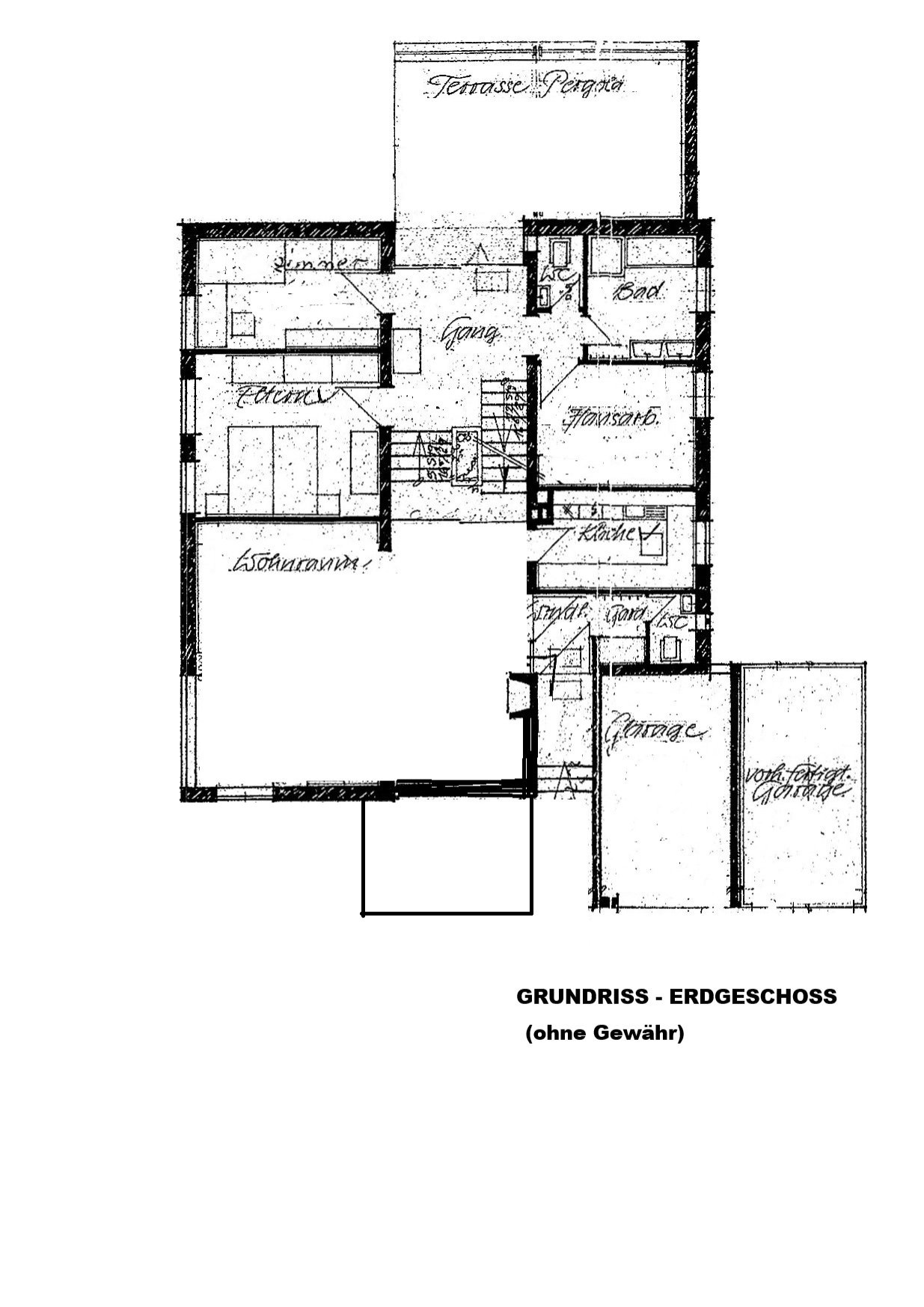 Grundriss - Erdgeschoss Grundriss - Erdgeschoss