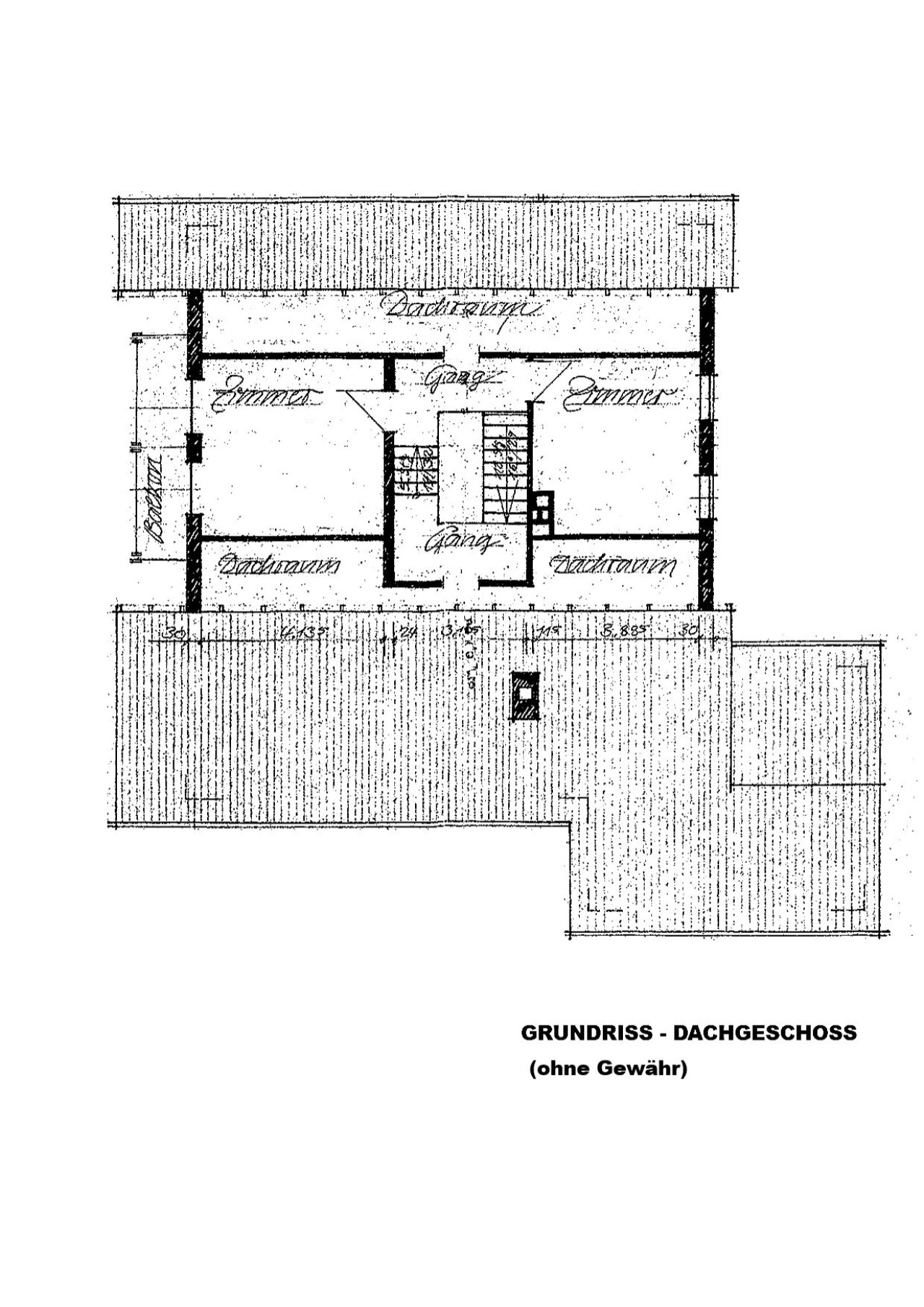 Grundriss - Dachgeschoss