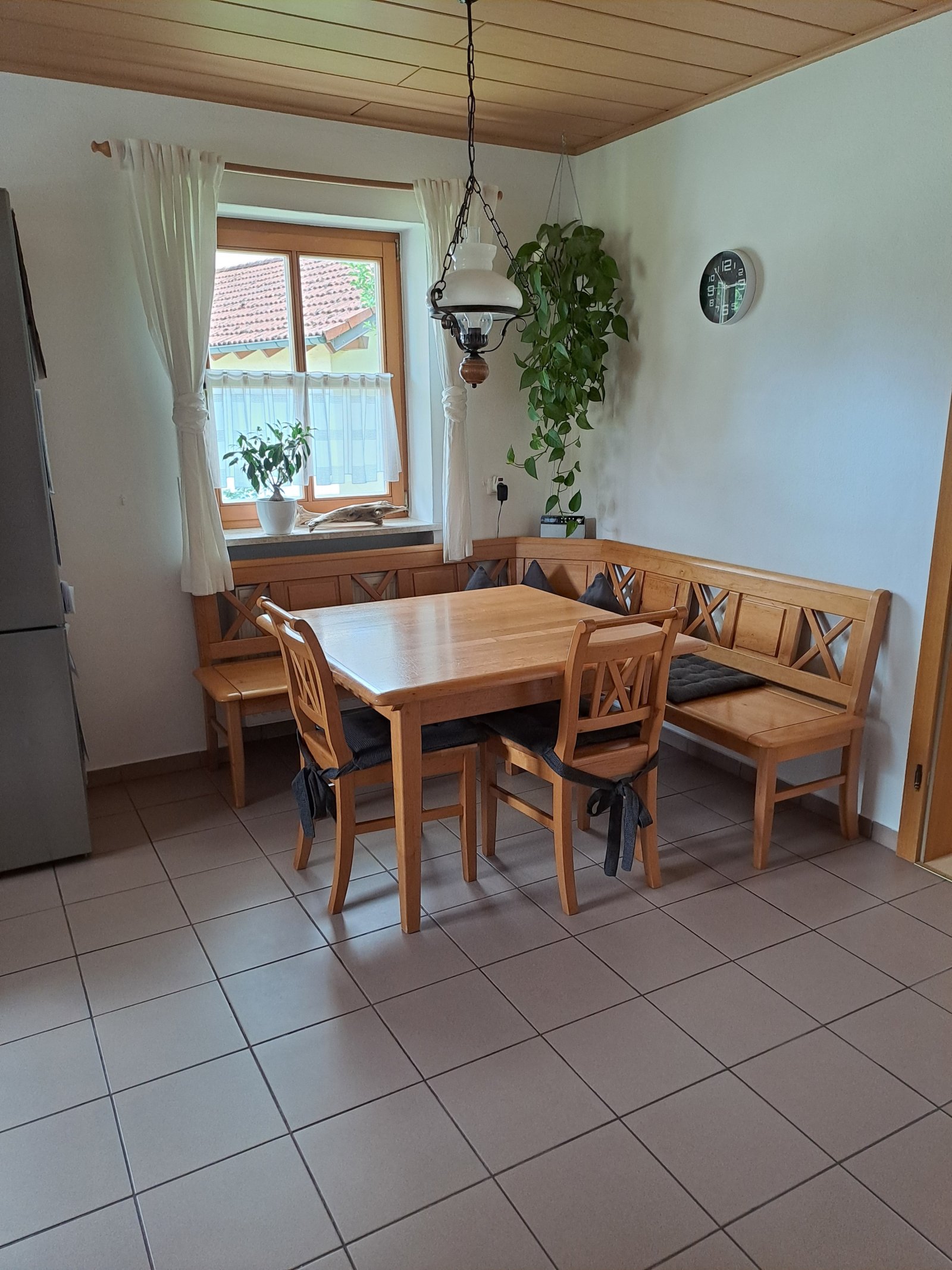 Essecke im Küchenraum