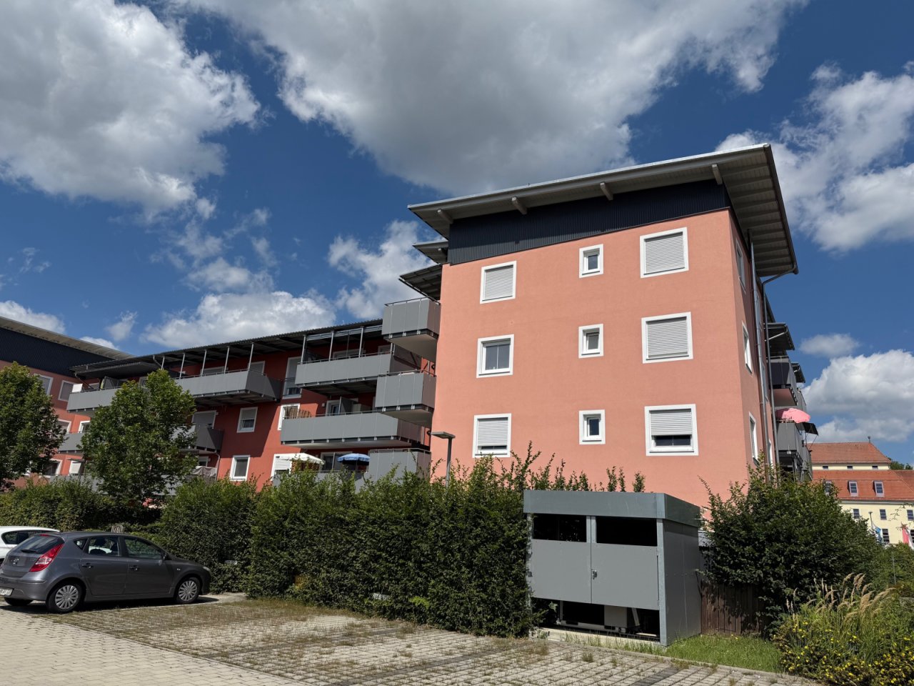 Haus-Rückseitenansicht