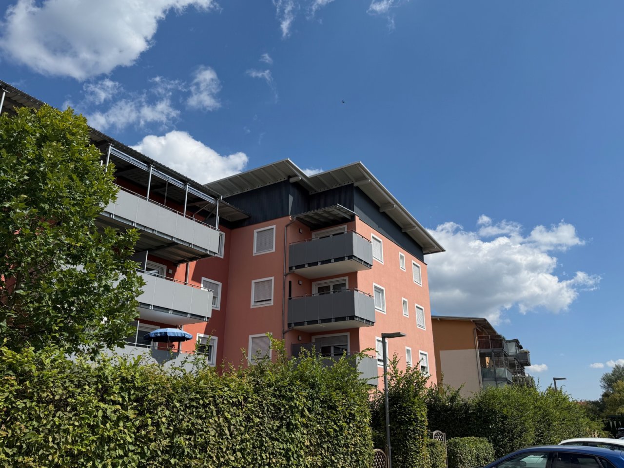 Haus-Seitenansicht