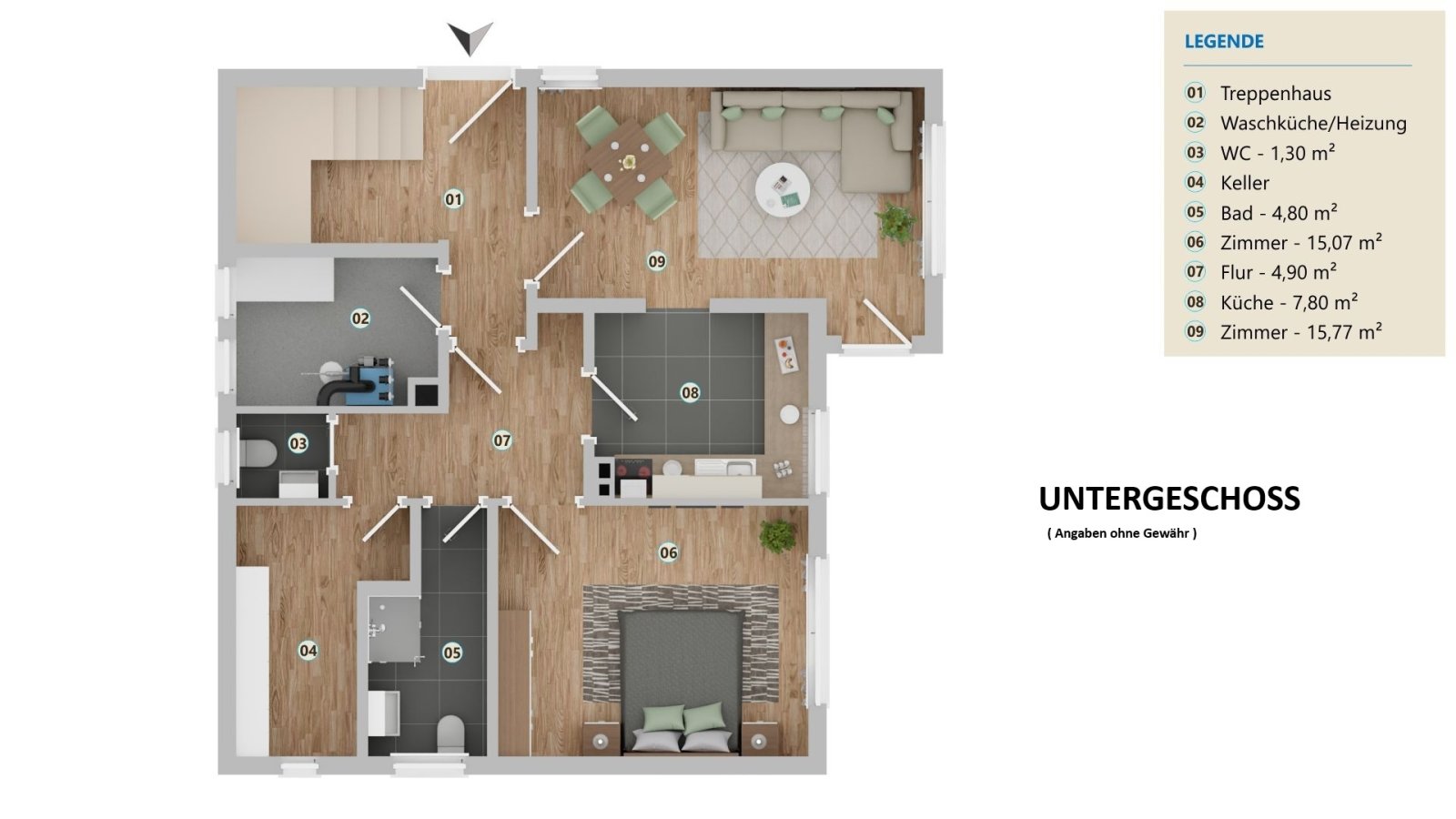 Grundriss - Untergeschoss