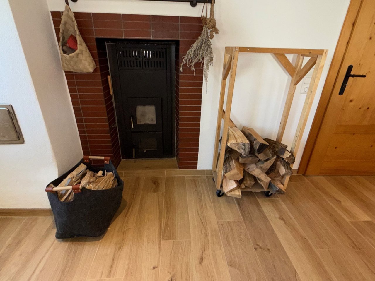 Grundofen im Erdgeschoss