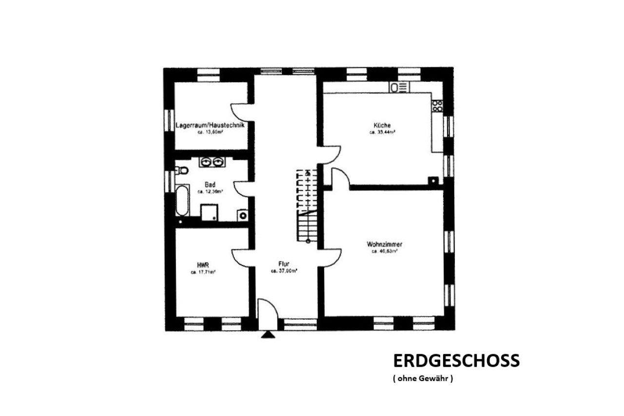 Wohnhaus Grundriss - Erdgeschoss