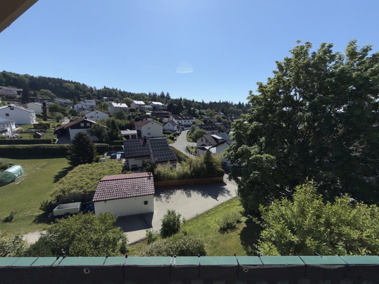 Aussicht vom Balkon