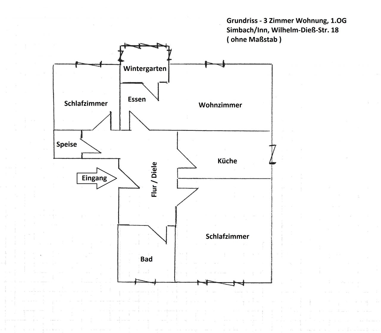 Grundriss - Wohnung