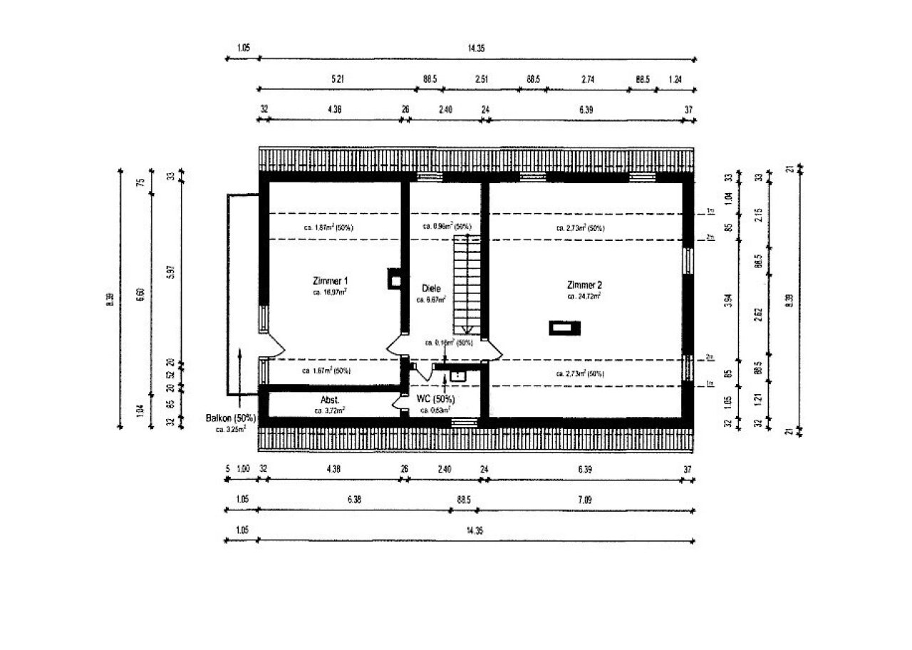 Grundriss - Dachgeschoss
