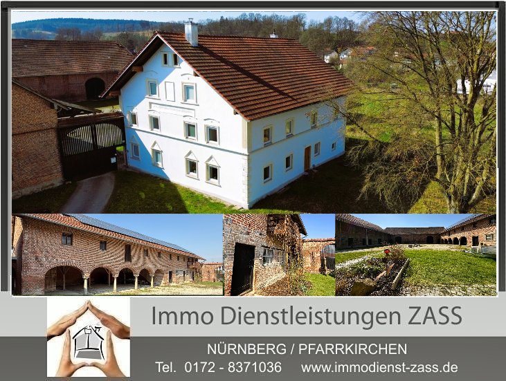 Triftern : Schöner Vierseithof ( mit sanierten Wohnhaus, 2 Ställe, Stadl und großer PV-Anlage 