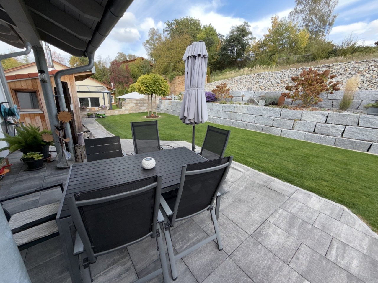 Terrasse am Wohnzimmer